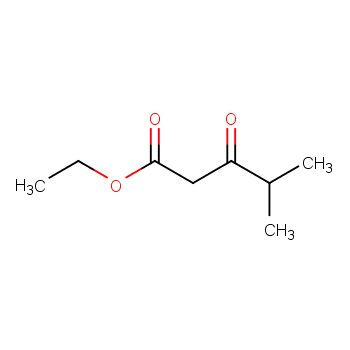异丁酰乙酸乙酯化学结构式