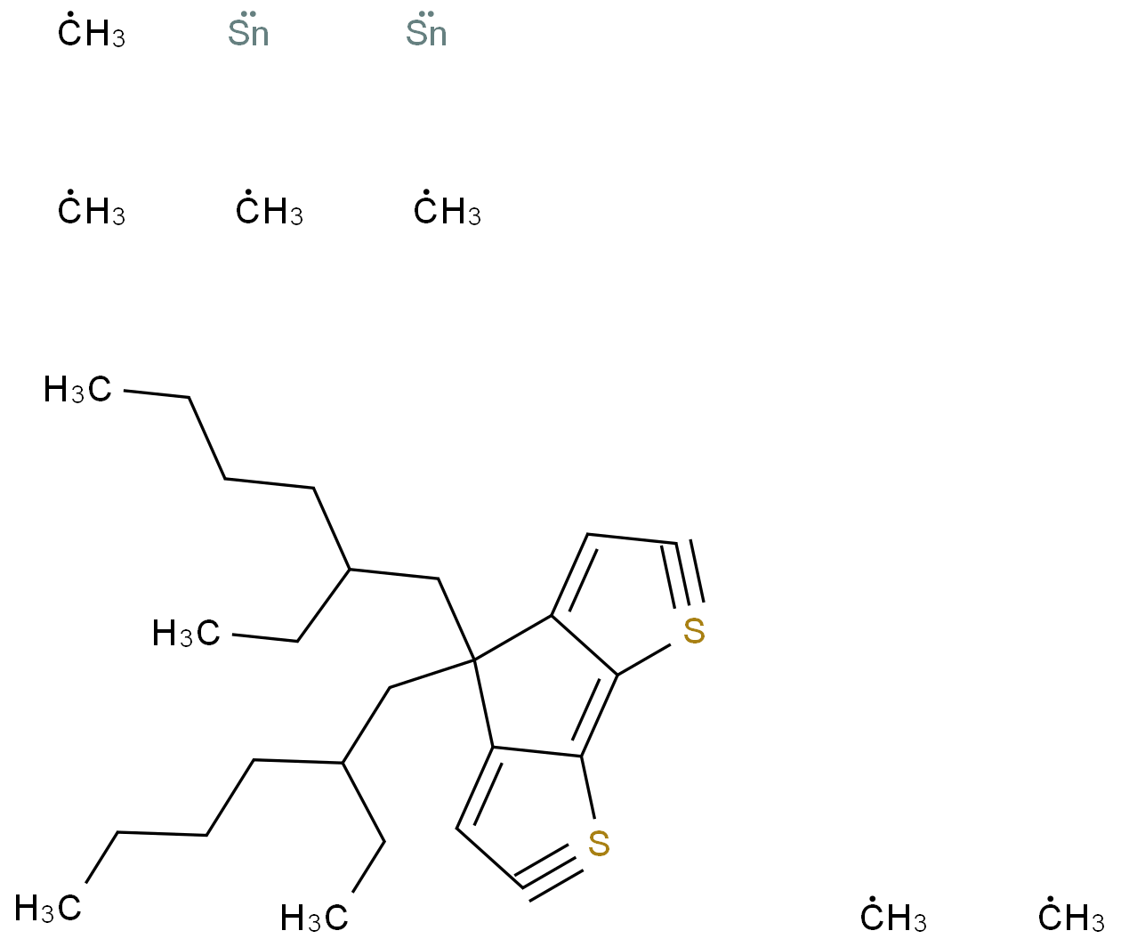 4,4-bis(2-ethylhexyl)-4H-cyclopenta-[2,1-b:3,4-b']dithiophene
