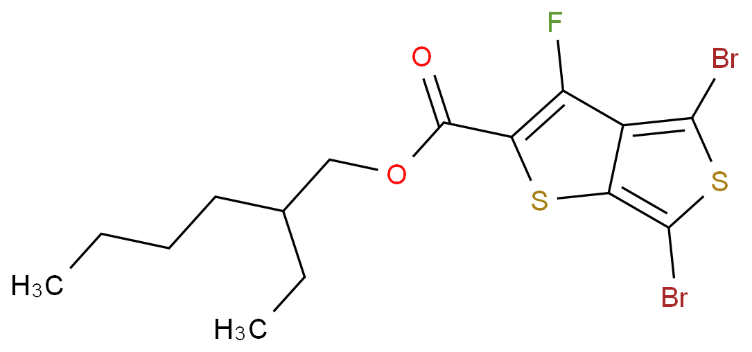2'-ethylhexyl-4,6-dibromo-3-fluorothieno[3,4-b]thiophene-2-carboxylate