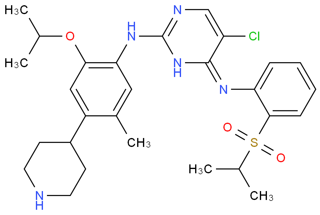 色瑞替尼化学结构式