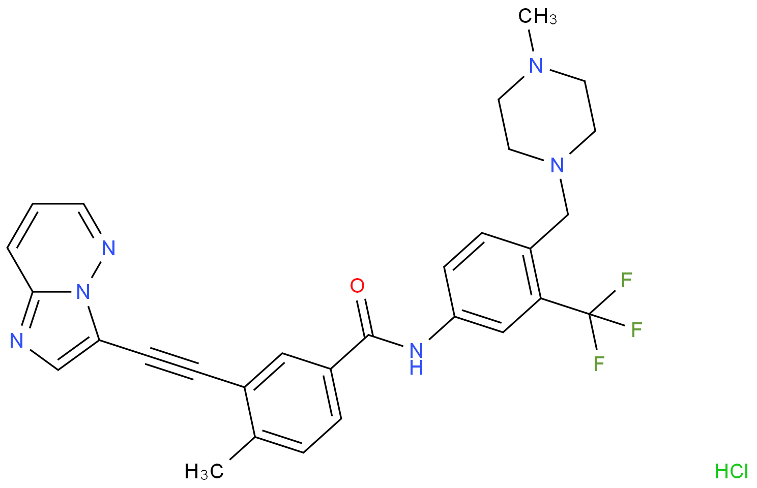 Ponatinib Mono-hydrochloride  
