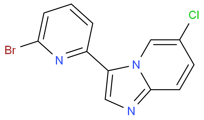 3-(6-溴吡啶-2-基)-6-氯咪唑并[1,2-A]吡啶 CAS号:1044733-65-4科研及生产专用 高校及研究所支持货到付款