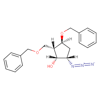 (1S,2S,3S,5S)-5-Azido-3-(phenylMethoxy)-2-[(phenylMethoxy)Methyl]cyclopentanol