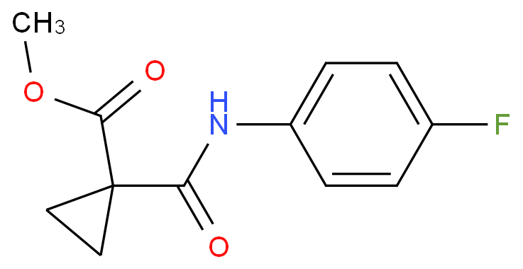 [Perfemiker]1-((4-氟苯基)氨基甲酰基)环丙烷羧酸甲酯,97%