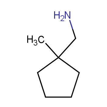 100555-73-5 (1-甲基環戊基)甲胺 結構式圖片