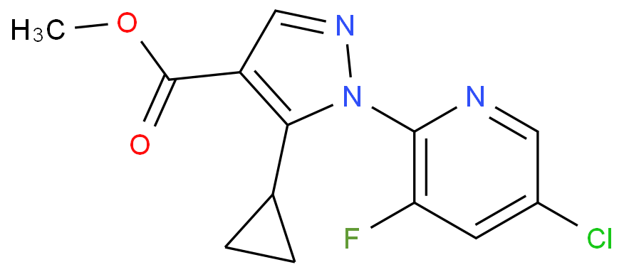 [Perfemiker]1-(5-氯-3-氟吡啶-2-基)-5-环丙基吡唑-4-羧酸甲酯,95%