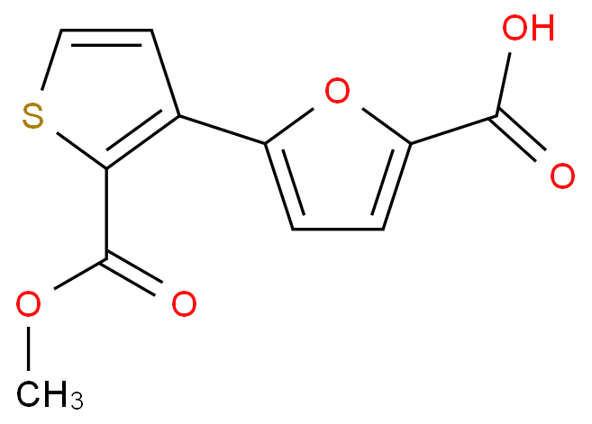 5-[2-(methoxycarbonyl)thiophen-3-yl]furan-2-carboxylic acid