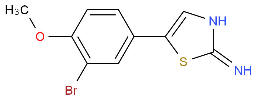 5-(3-BROMO-4-METHOXYPHENYL)THIAZOL-2-YLAMINE