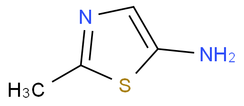 2-甲基-5-氨基噻唑化学结构式