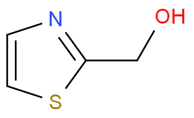 2-噻唑甲醇化学结构式