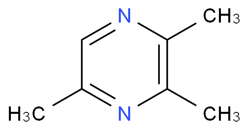 2,3,5-三甲基吡嗪化学结构式