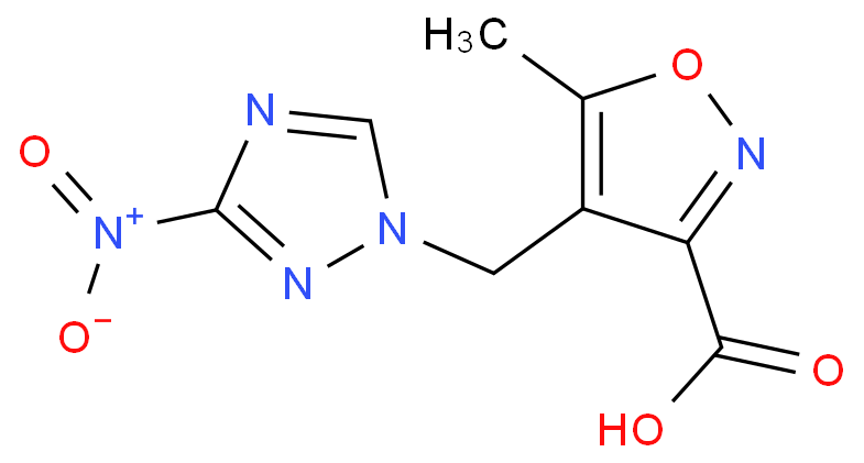 5-Methyl-4-[(3-nitro-1H-1,2,4-triazol-1-yl)methyl]isoxazole-3-carboxylic acid