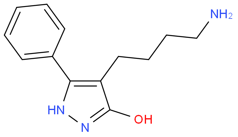 4-(4-aminobutyl)-5-phenyl-1,2-dihydropyrazol-3-one