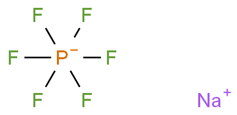 六氟磷酸钠化学结构式