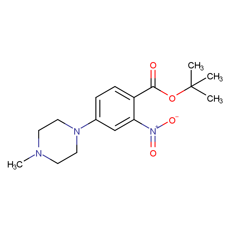 4-(4-甲基哌嗪-1-基)-2-硝基苯甲酸叔丁酯 CAS号:942271-61-6科研及生产专用 高校及研究所支持货到付款