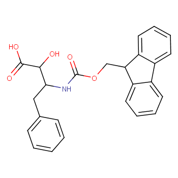FMOC-(2S,3S)-3-氨基-2-羟基-4-苯基丁酸 CAS号:210754-59-9科研及生产专用 高校及研究所支持货到付款