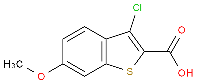 3-氯-6-甲氧基-苯并噻吩-2-羧酸