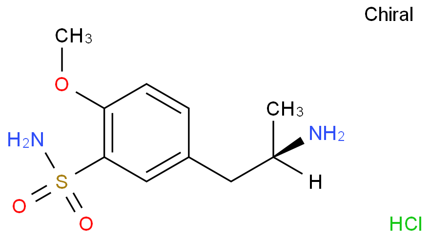 (R)-5-(2-氨基丙基)-2-甲氧基苯磺酰胺盐酸盐 112101-75-4