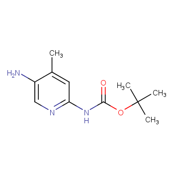 (5-氨基-4-甲基吡啶-2-基)氨基甲酸叔丁酯CAS号1062134-50-2；科研试剂/现货供应