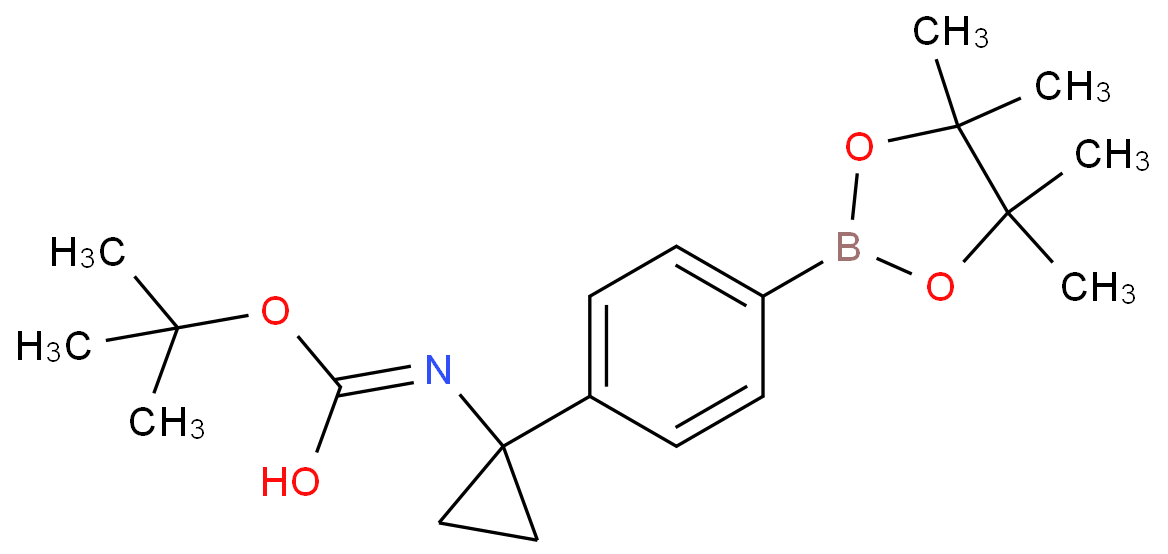 4-〔1-(N- BOC-氨基)环丙基]苯基硼酸频哪醇酯CAS1313441-88-1；专业试剂/现货优势供应