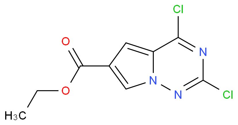 2,4-二氯吡咯[2,1-f]-[1,2,4]三嗪-6-羧酸乙酯/1363381-75-2
