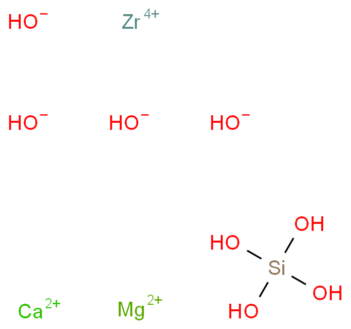 Calcium hydroxide (Ca(OH)2), reaction products with magnesium hydroxide and silicic acid (H4SiO4) zirconium salt (1:1)