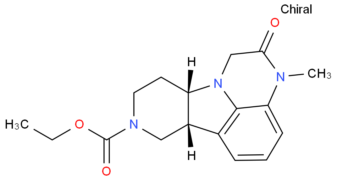 (6BR,10AS)-乙基3-甲基-2-氧代-2,3,6B,7,10,10A-六氢-1H-吡啶基[3',4':4,5]吡咯并[1,2,3 -DE]喹喔啉-8(9H)-羧酸盐 CAS号:313369-25-4科研及生产专用 高校及研究所支持货到付款