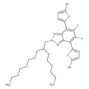 4,7-bis(5-bromothiophen-2-yl)-5,6-difluoro-2-(2-hexyldecyl)-2H-benzo[d][1,2,3]triazole