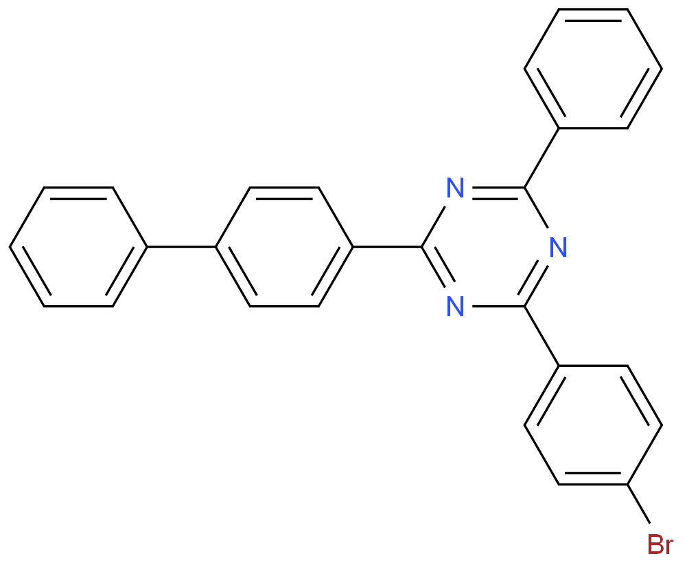 2-(联苯-4-基)-4-(4-溴苯基)-6-苯基-1,3,5-三嗪 CAS号:1911641-83-2 优势供应 高校研究所先发后付