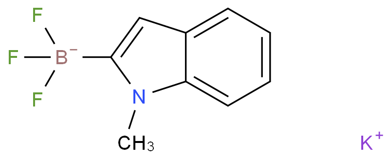 (1-甲基吲哚-2-基)三氟硼酸钾CAS：1428884-67-6 产品图片