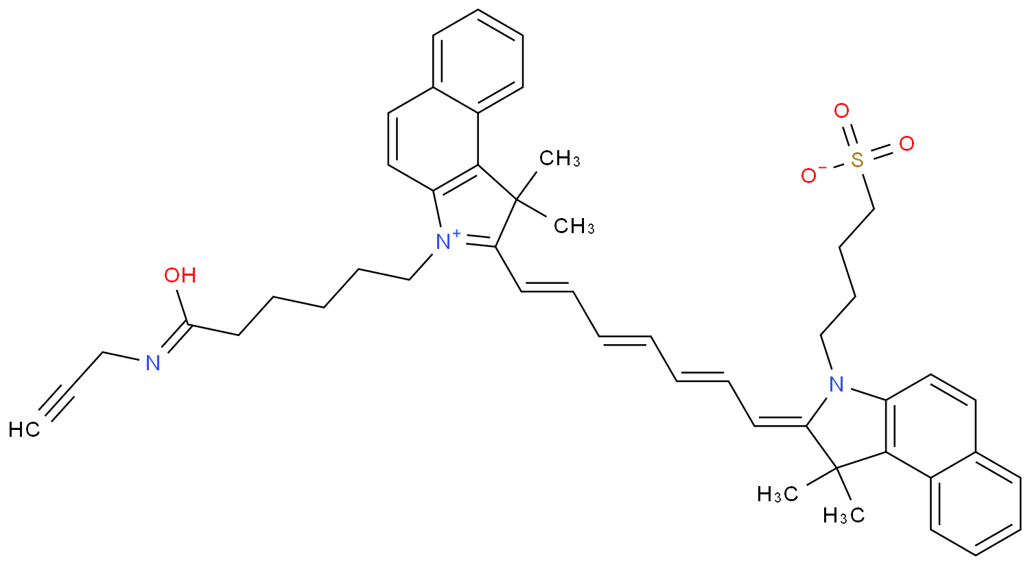 ICG-Alkyne吲哚菁绿炔基1622335-41-4