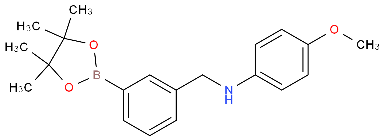 [Perfemiker]4-甲氧基-N-(3-(4,4,5,5-四甲基-1,3,2-二氧杂环戊烷-2-基)苄基)苯胺,95%