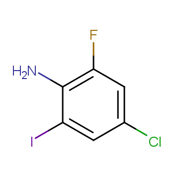 4-CHLORO-2-FLUORO-6-IODOANILINE