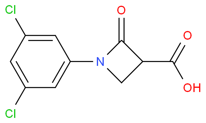 1-(3,5-Dichlorophenyl)-2-oxoazetidine-3-carboxylic acid
