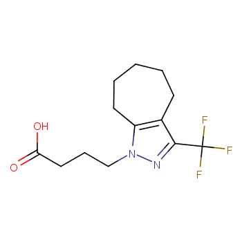 4-(3-TRIFLUOROMETHYL-5,6,7,8-TETRAHYDRO-4 H-CYCLOHEPTAPYRAZOL-1-YL)-BUTYRIC ACID