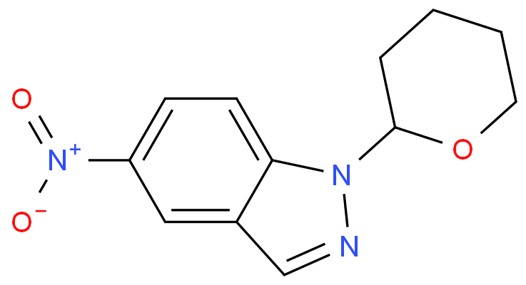 5-硝基-1-(四氢-2H-吡喃-2-基)-1H-吲唑 CAS号:150187-64-7科研及生产专用 高校及研究所支持货到付款