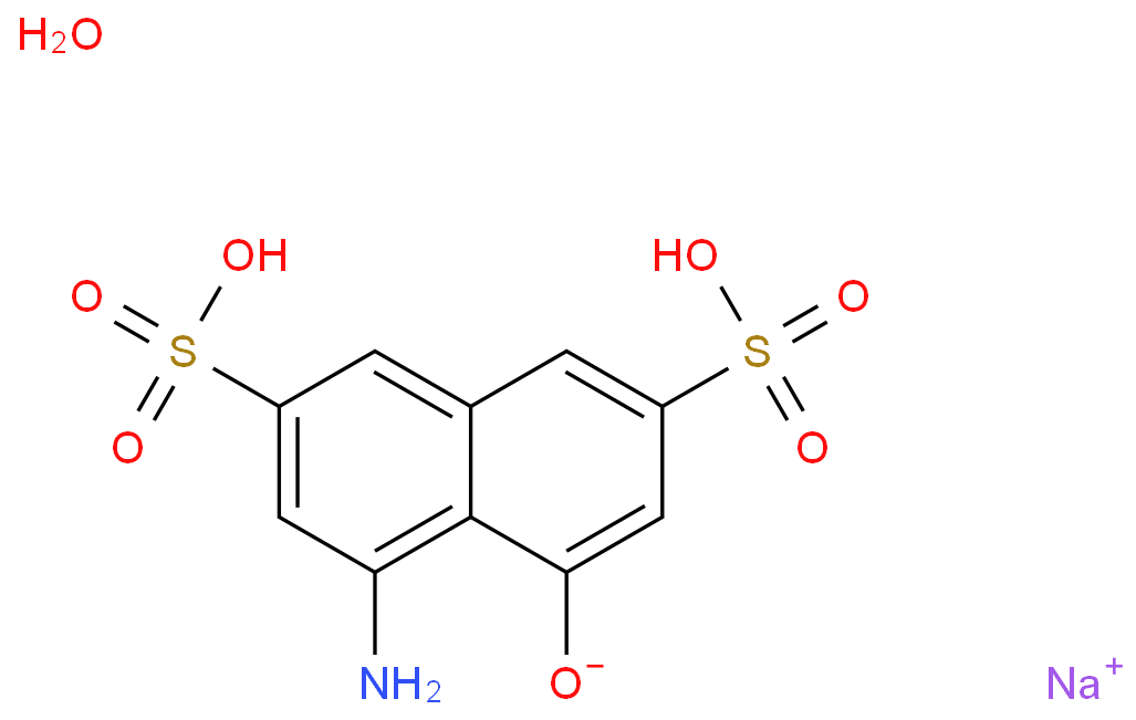 8-AMINO-1-NAPHTHOL-3,6-DISULFONIC ACID MONOSODIUM SALT N-HYDRATE