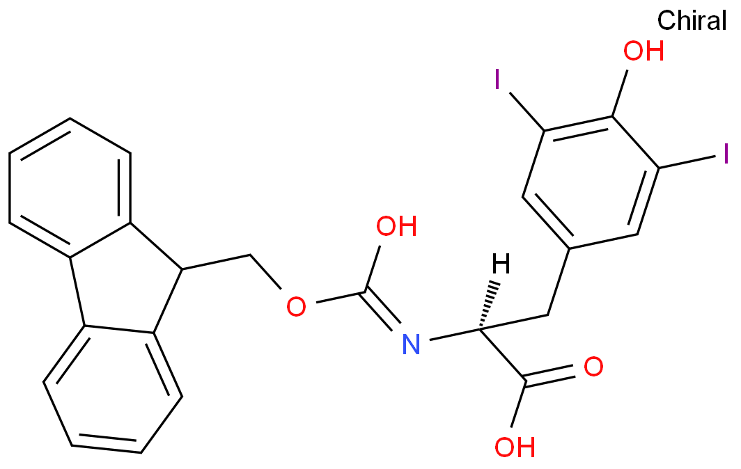 FMOC-3,5-二碘-L-酪氨酸CAS号103213-31-6(现货供应/质量保证)
