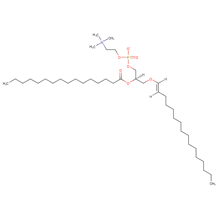 [2H9]-1-(1Z-十六碳烯基)-2-棕榈酰-sn-甘油-3-磷脂酰胆碱