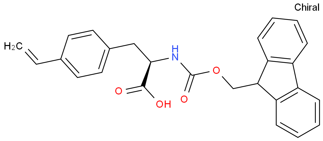 (R)-2-((((9H-芴-9-基)甲氧基)羰基)氨基)-3-(4-乙烯基苯基)丙酸CAS号1270291-66-1分析试剂/科研试验用,现货