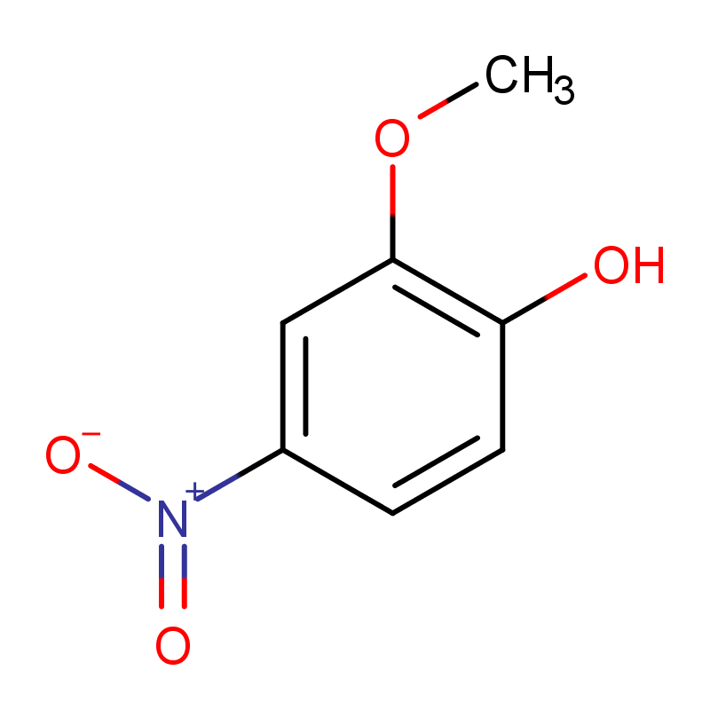 4-硝基愈创木酚化学结构式