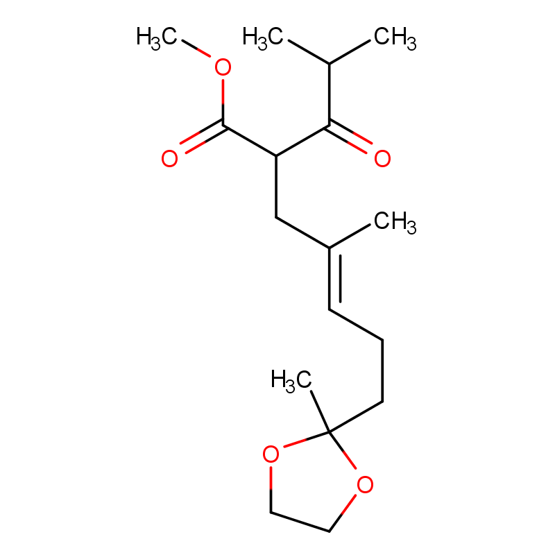 2,2-(1,2-Ethanediyldioxy)-8-methoxycarbonyl-6,10-dimethyl-9-oxo-5 ...