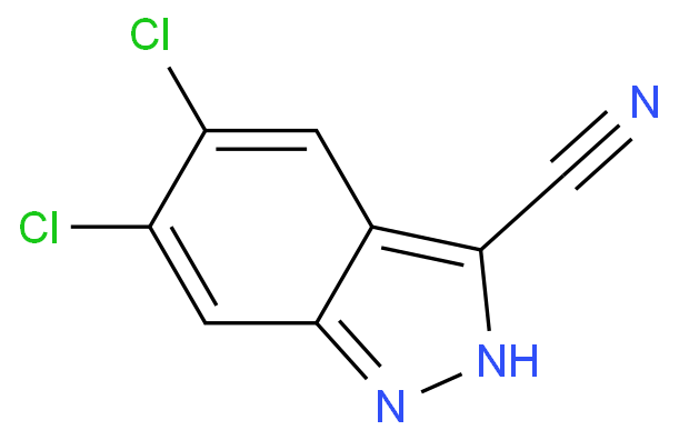5,6-二氯-1H-吲唑-3-甲腈 CAS号:885278-39-7 科研产品 现货供应 高校及研究所 先发后付