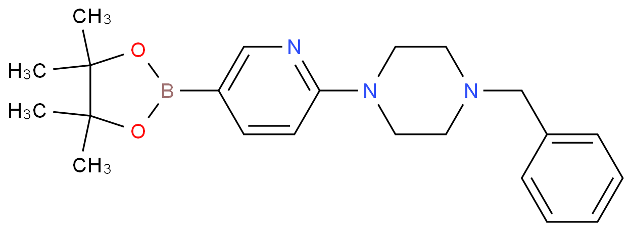 6-(4-Benzyl-1-piperazino)pyridine-3-boronic acid pinacol ester  