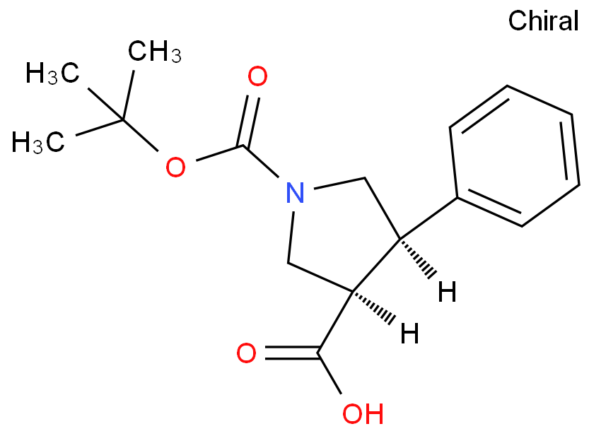 1-[(TERT-BUTYL)OXYCARBONYL]-4-PHENYLPYRROLINE-3-CARBOXYLIC ACID