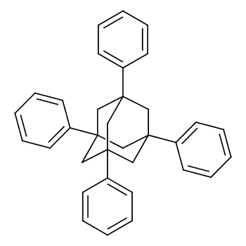 1,3,5,7-四苯基金刚烷化学结构式