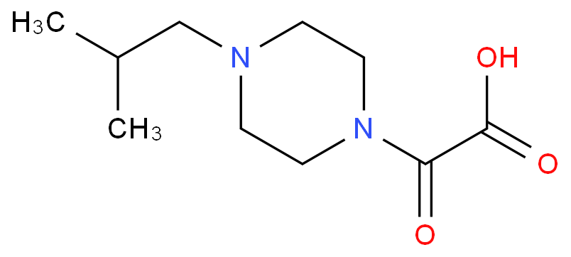 (4-ISOBUTYL-PIPERAZIN-1-YL)-OXO-ACETIC ACID