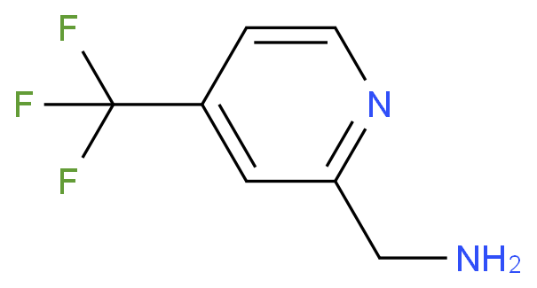 872577-05-4 4-三氟甲基吡啶-2-甲胺 結構式圖片