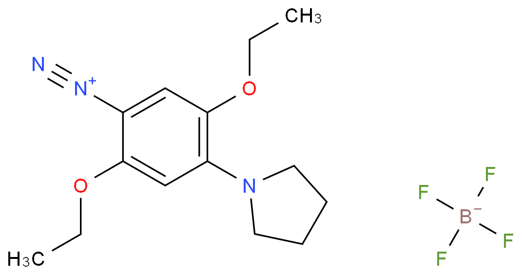 2,5-diethoxy-4-(pyrrolidin-1-yl)benzenediazonium Tetrafluoroborate ...