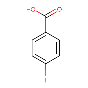 4-碘苯甲酸化学结构式